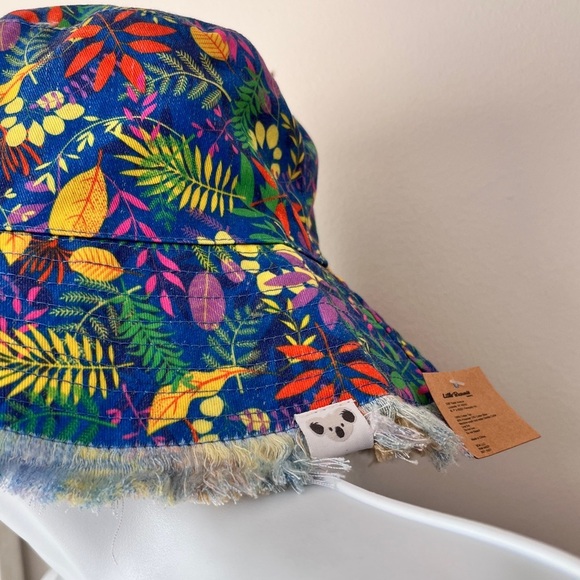 NWT Little Brownie Fkoral Print Bucket Hat One Size - Picture 4 of 9